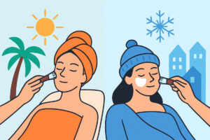 Kasvohoidon kausittainen rytmi – kesä ja talvi