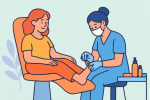 Pedikyyri kosmetologilla – peruskäsittely jalkapohjille